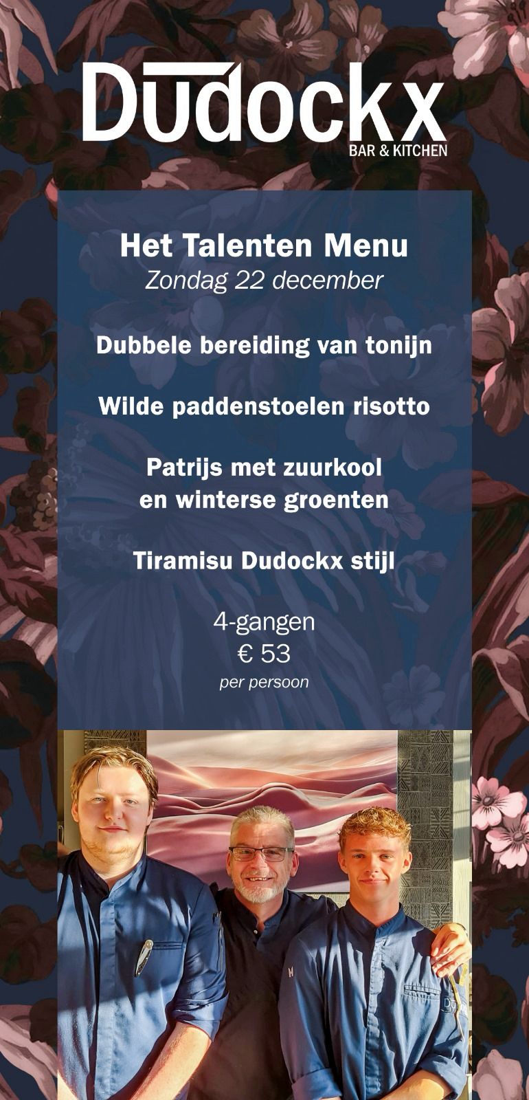 Talentenmenu Dudockx